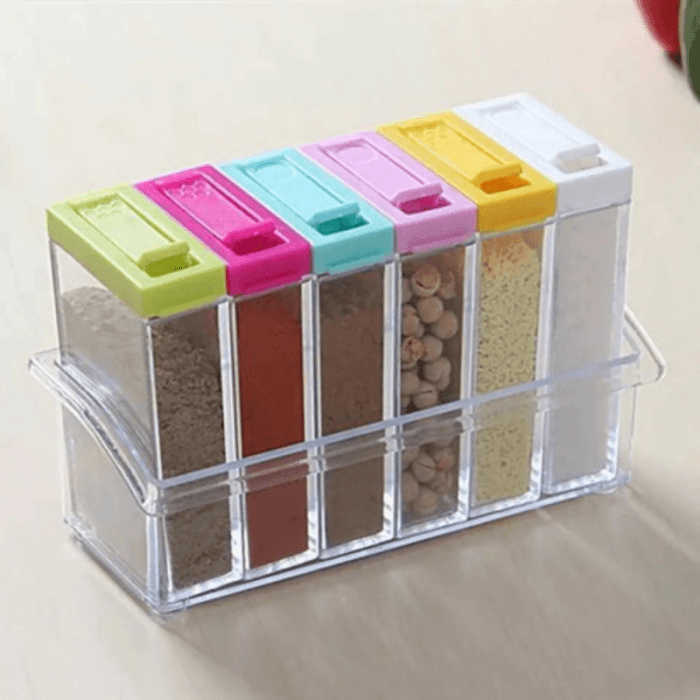Set 6 Especieros con Recipiente