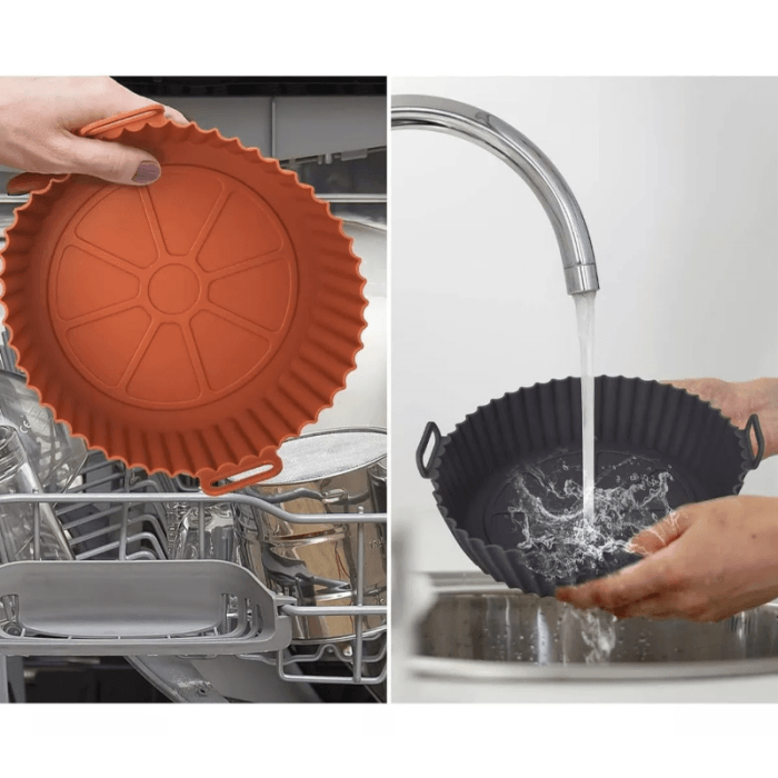 PROMO 3x1 Moldes Antiadherentes de Silicona para Freidora de Aire