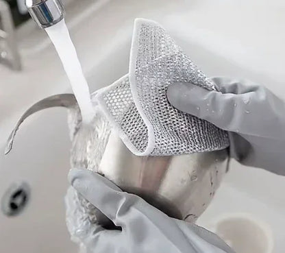 Paños de limpieza multiuso de malla metálica | Oferta 5 + 5 Gratis